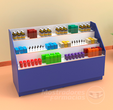 MOSTRADORES DE EXHIBICIÓN FARMACIAS